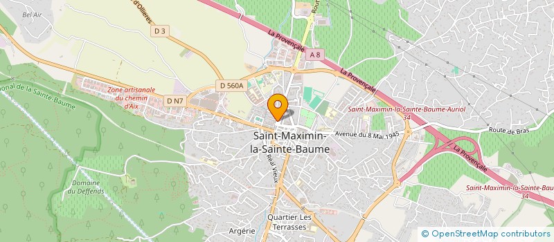 localisation de l'entreprise MADAME MANON DEBEUF à SAINT-MAXIMIN-LA-SAINTE-BAUME