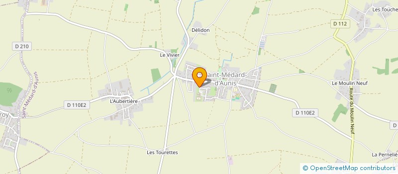 localisation de l'entreprise MADAME MANON DEBOUTE  SAINT-MEDARD-D'AUNIS