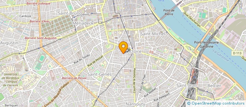 localisation de l'entreprise MADAME MANON DEBREIL  BORDEAUX