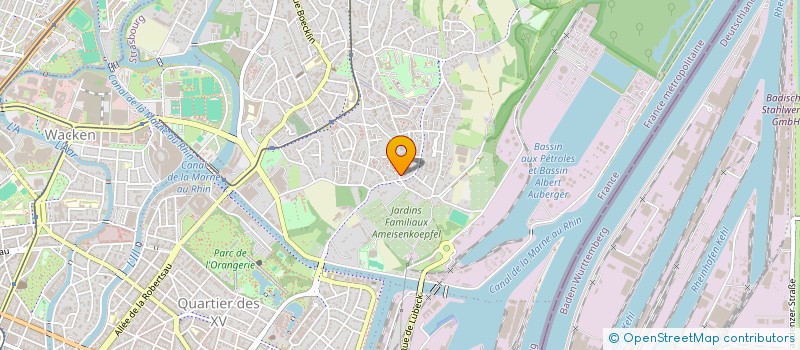 localisation de l'entreprise MADAME MANON DECHENE-PIPEREAU  STRASBOURG