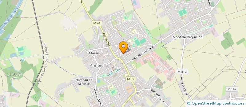 localisation de l'entreprise MADAME MANON DECONINCK  ANNULLIN