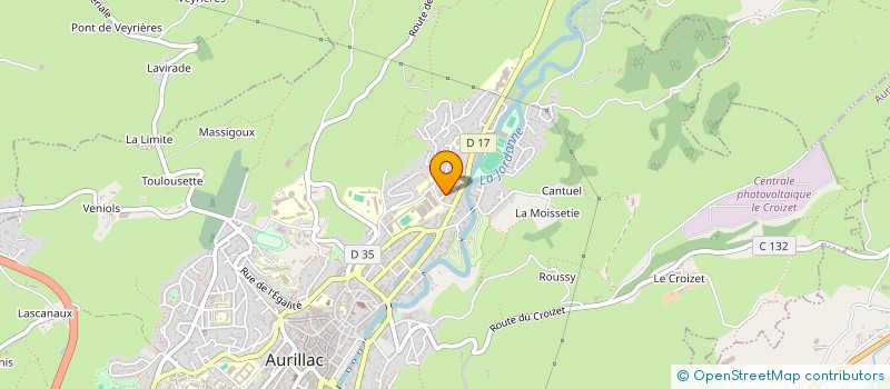 localisation de l'entreprise MADAME MANON DEFLISQUE à AURILLAC