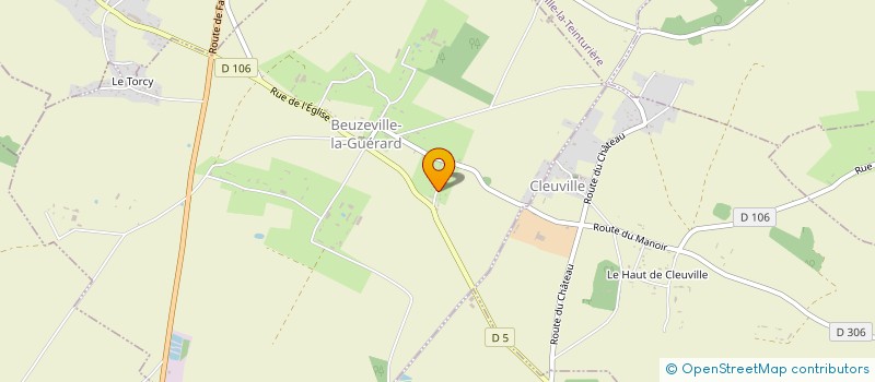 localisation de l'entreprise MADAME MANON DEHAIS  BEUZEVILLE-LA-GUERARD