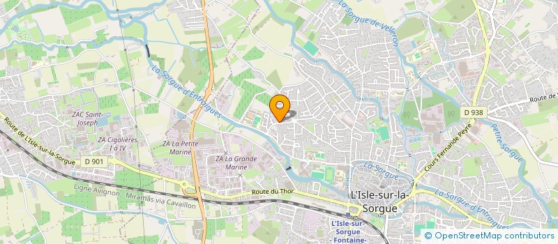 localisation de l'entreprise MADAME MANON DEIANA à L'ISLE-SUR-LA-SORGUE