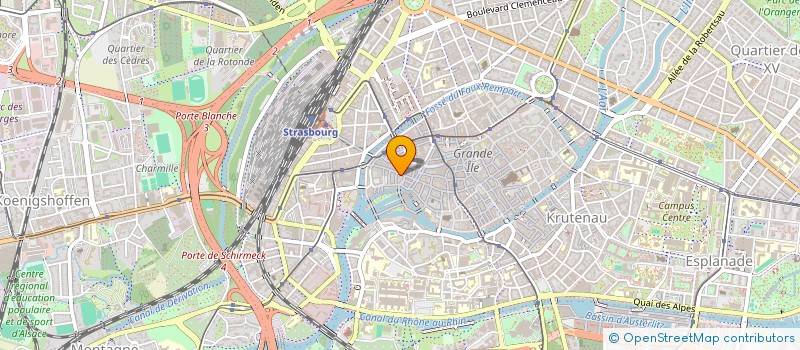 localisation de l'entreprise MADAME MANON DEKINDT  STRASBOURG