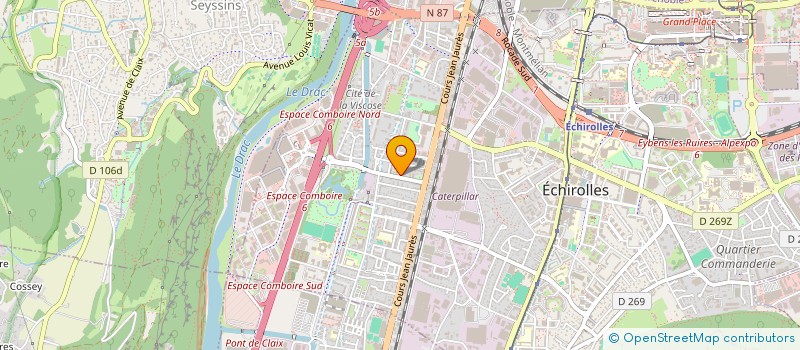 localisation de l'entreprise MADAME MANON DEL MEDICO à ECHIROLLES