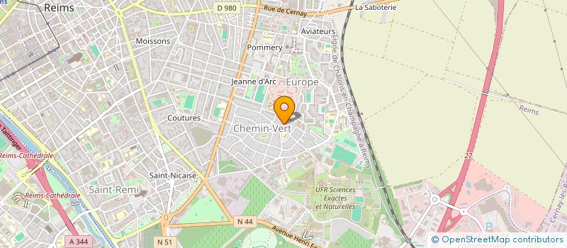 localisation de l'entreprise MADAME MANON DELACROIX  REIMS