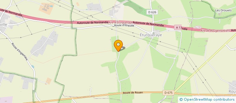 localisation de l'entreprise MADAME MANON DELAMARE  ETURQUERAYE