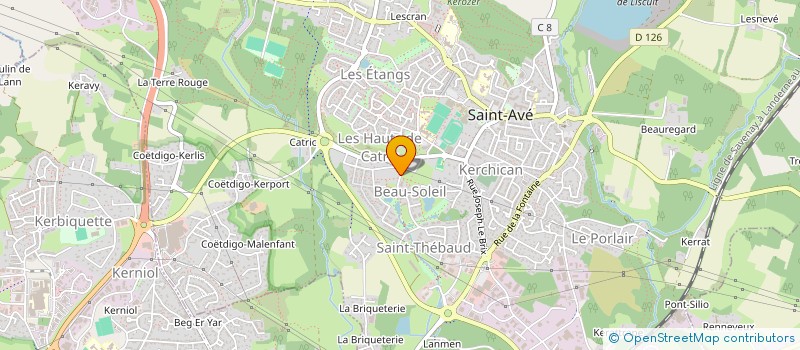 localisation de l'entreprise MADAME MANON DELANDE  SAINT-AVE