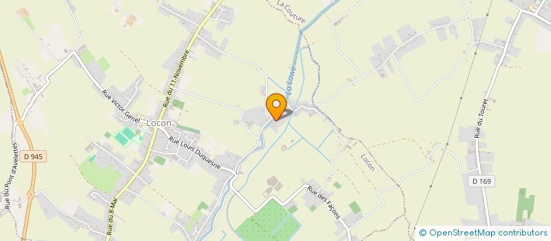 localisation de l'entreprise MADAME MANON DELESALLE  LOCON