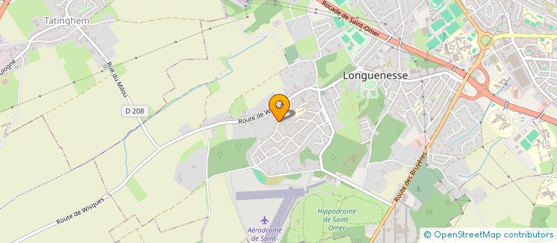 localisation de l'entreprise MADAME MANON DELESTRAIN  LONGUENESSE