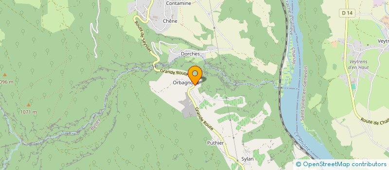 localisation de l'entreprise MADAME MANON DELEVAUX  CORBONOD