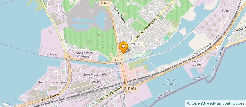 localisation de l'entreprise MADAME MANON DELINEAU à FRONTIGNAN