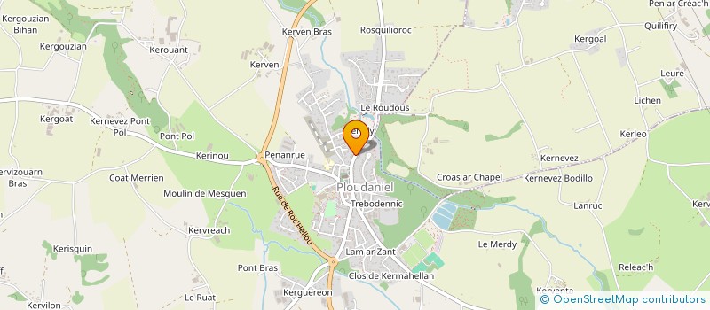 localisation de l'entreprise MADAME MANON DELVILLE  PLOUDANIEL