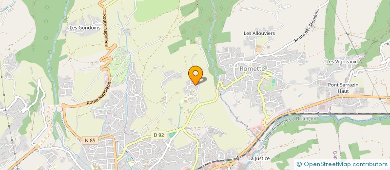 localisation de l'entreprise MADAME MANON DEMEY  SAINT-GERVAIS-LES-TROIS-CLOCHERS