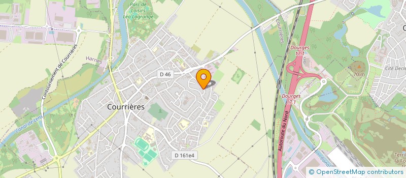 localisation de l'entreprise MADAME MANON DEMOULIN  COURRIERES