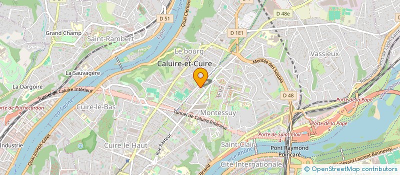 localisation de l'entreprise MADAME MANON DEPAIX  CALUIRE-ET-CUIRE