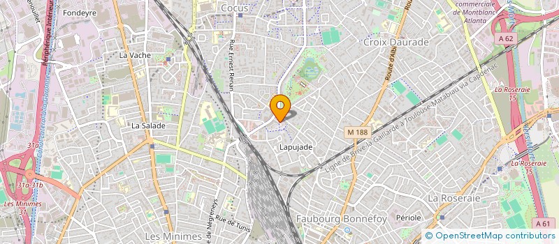 localisation de l'entreprise MADAME MANON DESCOUSSE  TOULOUSE