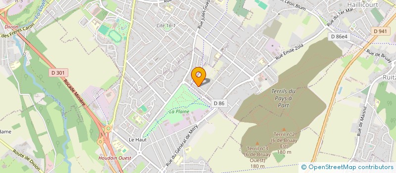 localisation de l'entreprise MADAME MANON DESHAYES  HAILLICOURT