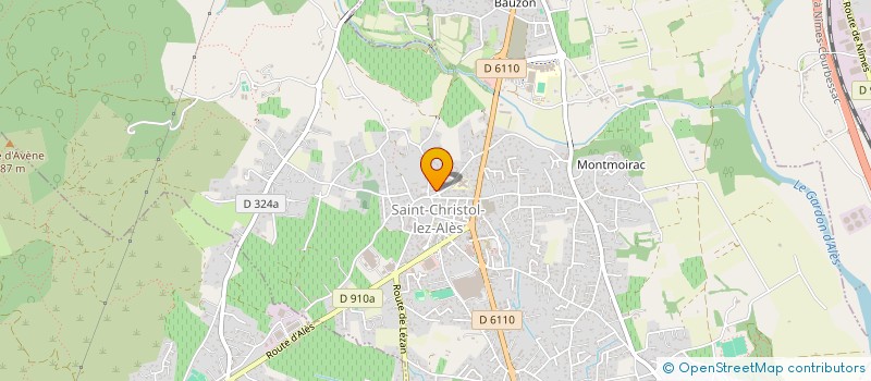 localisation de l'entreprise MADAME MANON DESMAUX  SAINT-CHRISTOL-LEZ-ALES