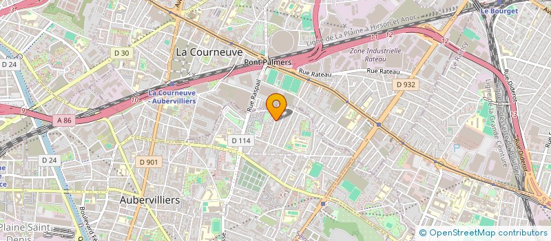 localisation de l'entreprise MADAME MANON DESMETS à AUBERVILLIERS