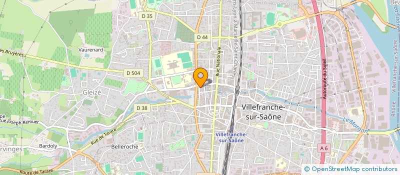 localisation de l'entreprise MADAME MANON DEVAUCHELLE à VILLEFRANCHE-SUR-SAONE