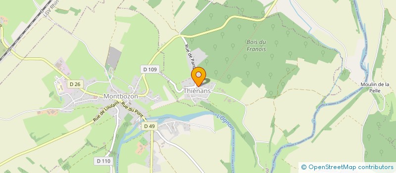 localisation de l'entreprise MADAME MANON DEVILLERS  THIENANS