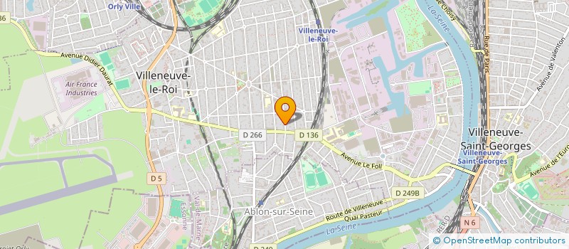 localisation de l'entreprise MADAME MANON DICKO  VILLENEUVE-LE-ROI