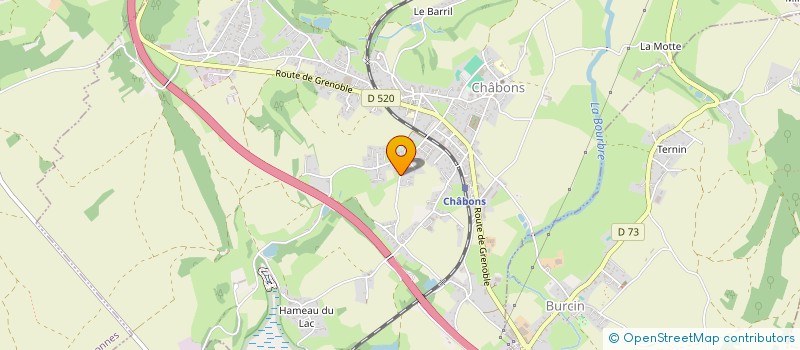 localisation de l'entreprise MADAME MANON DIDIER  CHABONS