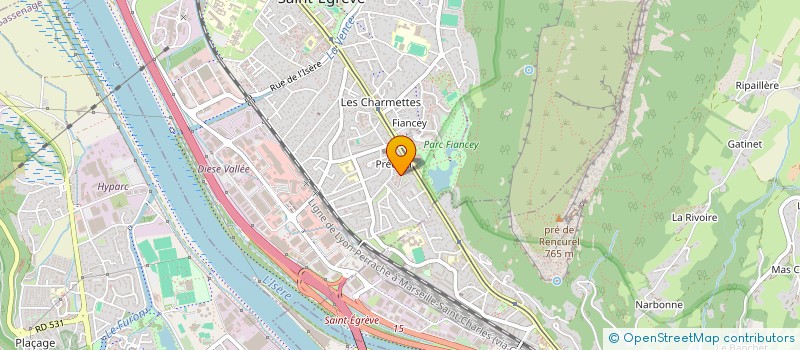 localisation de l'entreprise MADAME MANON DIDIER  SAINT-EGREVE