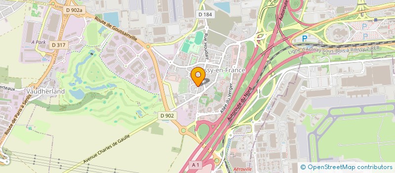 localisation de l'entreprise MADAME MANON DIEMUNSCH  ROISSY-EN-FRANCE