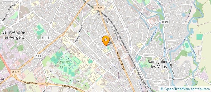 localisation de l'entreprise MADAME MANON DOLAT  TROYES