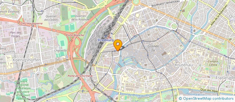 localisation de l'entreprise MADAME MANON DOLLINGER  STRASBOURG