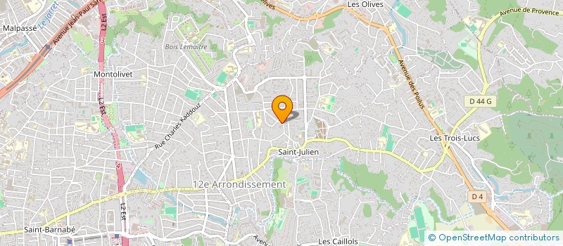 localisation de l'entreprise MADAME MANON DOMINIQUE à MARSEILLE