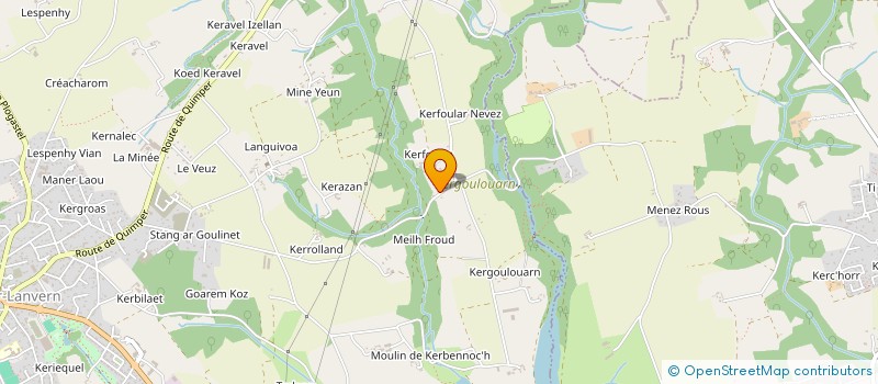 localisation de l'entreprise MADAME MANON DONNART  PLONEOUR-LANVERN