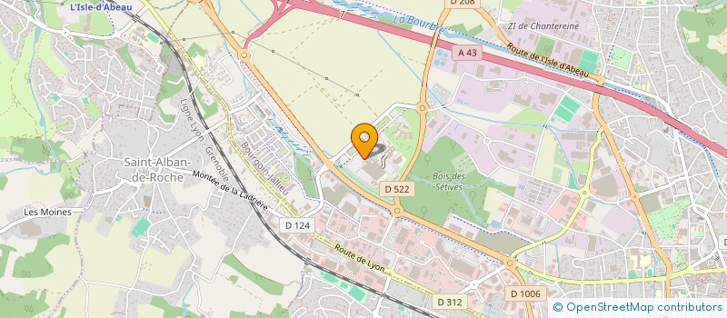 localisation de l'entreprise MADAME MANON DORY  BOURGOIN-JALLIEU