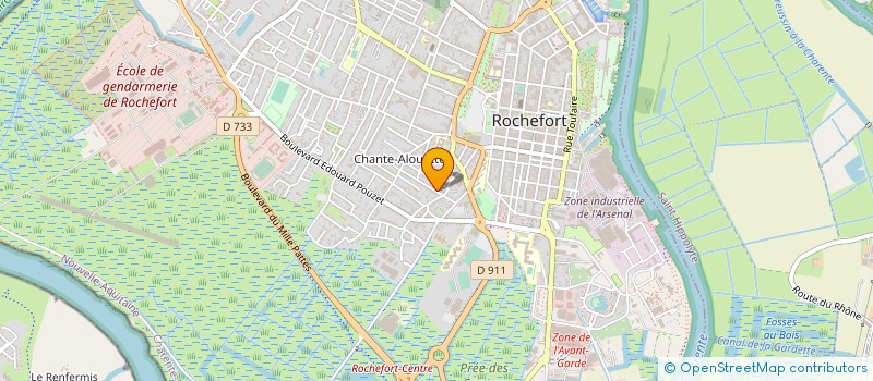 localisation de l'entreprise MADAME MANON DOUBLEIN  ROCHEFORT