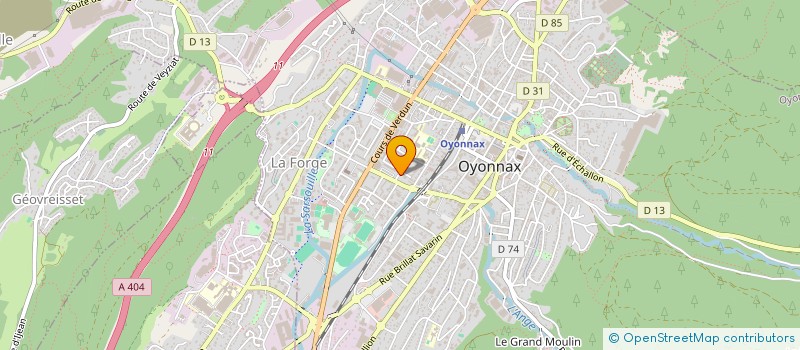 localisation de l'entreprise MADAME MANON DOUBLEMART à OYONNAX