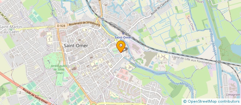 localisation de l'entreprise MADAME MANON DROUPSY  SAINT-OMER