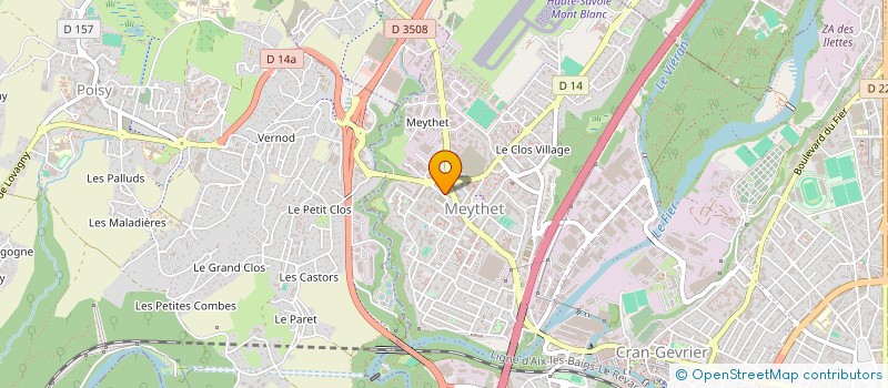 localisation de l'entreprise MADAME MANON DUBOIS  ANNECY