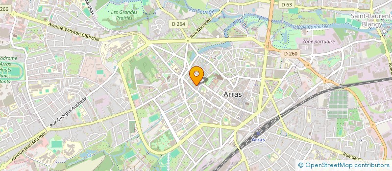 localisation de l'entreprise MADAME MANON DUBOIS à ARRAS
