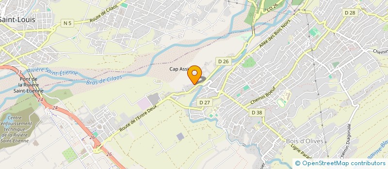 localisation de l'entreprise MADAME MANON DUCASSE  SAINT-PIERRE