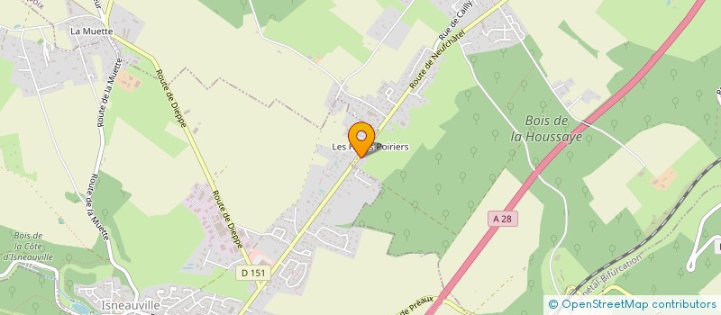 localisation de l'entreprise MADAME MANON DUCHAUSSOY  QUINCAMPOIX