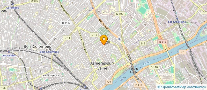 localisation de l'entreprise MADAME MANON DUFOURT  ASNIERES-SUR-SEINE