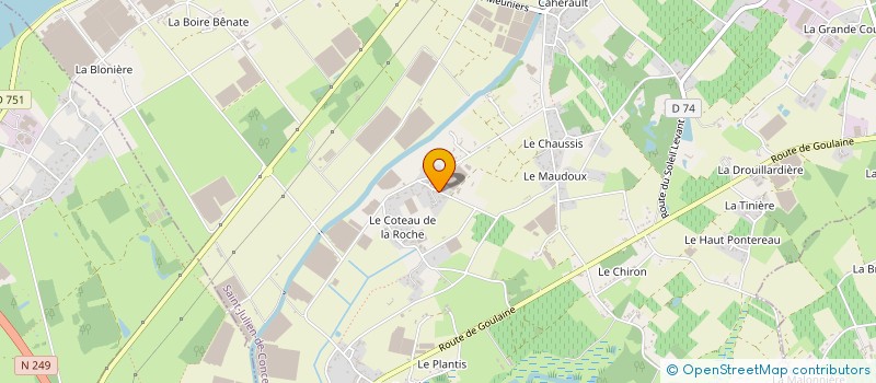 localisation de l'entreprise MADAME MANON DUFRENOY  VERTOU