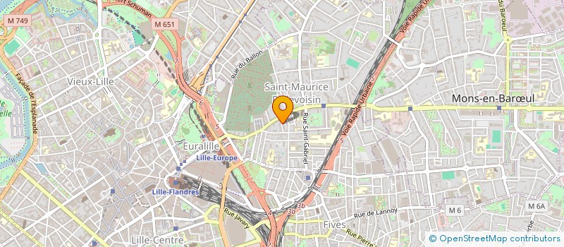 localisation de l'entreprise MADAME MANON DUGAST à LILLE