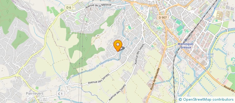 localisation de l'entreprise MADAME MANON DUGOIS à MANOSQUE