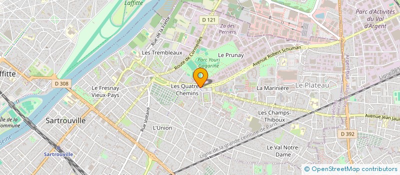 localisation de l'entreprise MADAME MANON DULAC à SARTROUVILLE