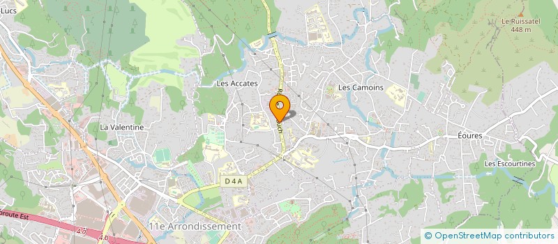 localisation de l'entreprise MADAME MANON DULOUT à MARSEILLE 11EME