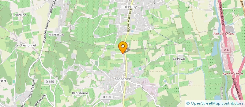 localisation de l'entreprise MADAME MANON DUMAS  MORANCE